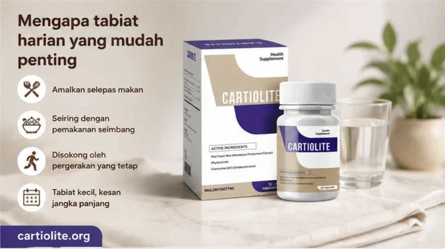 Cartiolite — tabiat kapsul harian yang mudah