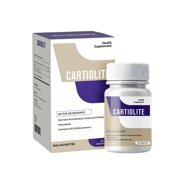 Cartiolite — suplemen kesihatan, 30 kapsul, beli di Malaysia